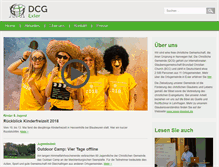 Tablet Screenshot of dcg-exter.de